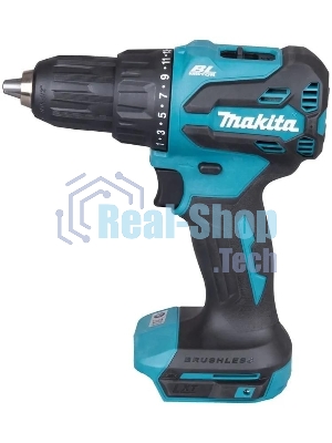 Дрель-шуруповерт Makita DHP490SF1J, 18 В, 3 Ач, 50 Нм, бесщеточный, ударный
