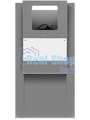Вытяжка пристенная островная Maunfeld Bath 402 нержавеющая сталь, 40 см, 1150 куб. м/ч, 52 дБ