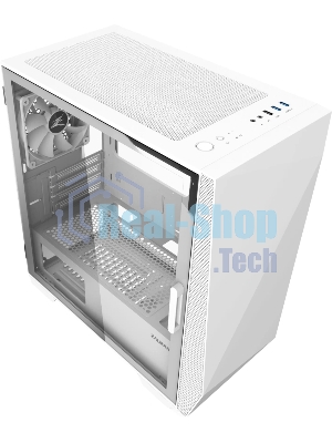 Компьютерный корпус MiniTower Zalman Z1 Iceberg белый (mATX, window, FRONT 2x120мм, REAR 1x120мм, без БП) (Z1 Iceberg белый)