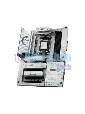 Материнская плата MSI B850 GAMING PLUS WIFI PZ, AM5, AMD B850, 4xDDR5, 4xSATA, 3xM.2, 1xPCIe 5.0 x16, 1xPCIe 4.0 x4, 2xPCIe 3.0 x1, 1xDP, 1x5Gb LAN, Wi-Fi 7, Bluetooth 5.4, 2xUSB-C 10Gbps, 1xUSB-C 5Gbps, 1xUSB-A 10Gbps, 1xUSB-A 5Gbps, 4xUSB-A 2.0, 3x3.5 мм, 7.1, ATX