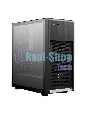Компьютерный корпус без блока питания Cooler Master Elite 500, 2xUSB3.2, 1x120Fan, w/o PSU, Black, w/o ODD, Window TG left panel, ATX