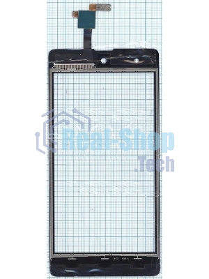 Сенсорное стекло (тачскрин) для Micromax Q349 Canvas Selfie 4, черное