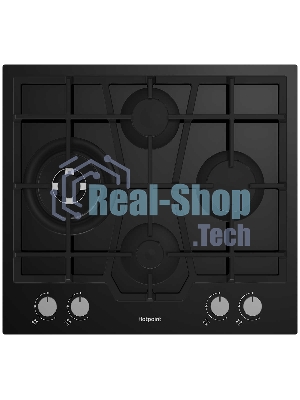 Газовая варочная поверхность Hotpoint HG 62FD/BK черный