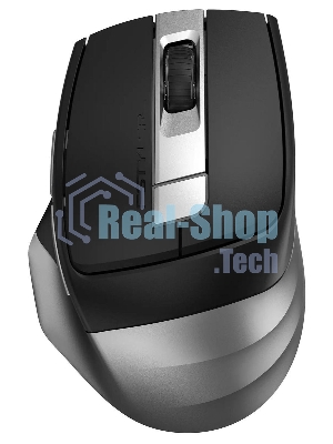 Мышь беспроводная A4Tech Fstyler FB35C серый/черный, 2000 dpi, радиоканал, Bluetooth, USB, кнопки - 6