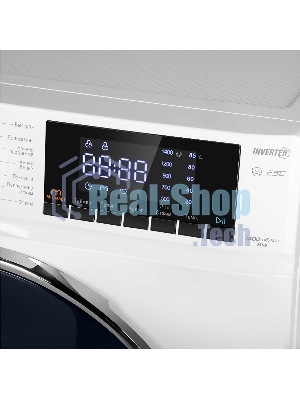 Стиральная машина Maunfeld MFWM148WH02 белый, загрузка фронтальная 8 кг, 1400 об/мин., класс: А+++