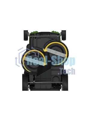Газонокосилка аккумуляторная GreenWorks G40LM49DB, 40 В, 0 Ач