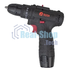 Дрель-шуруповерт Edon AD-1201, 12 В, 1,5 Ач, 30 Нм, щеточный