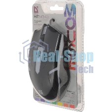Мышь проводная Defender Hit MB-601 черный, 1200 dpi, USB, кнопки - 4