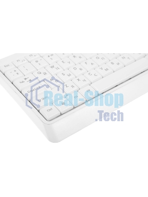 Комплект клавиатура+мышь A4Tech FStyler F1512 проводной, USB, 1200 DPI, белый