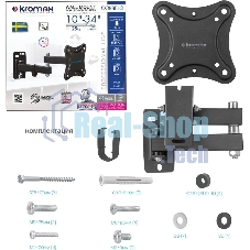Кронштейн для телевизора Kromax CORBEL-3 черный, 10