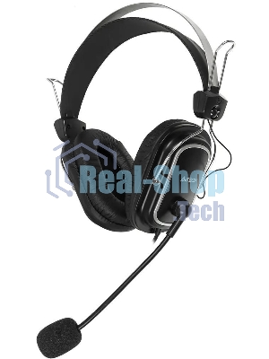Гарнитура A4Tech HS-50 чёрный, проводная
