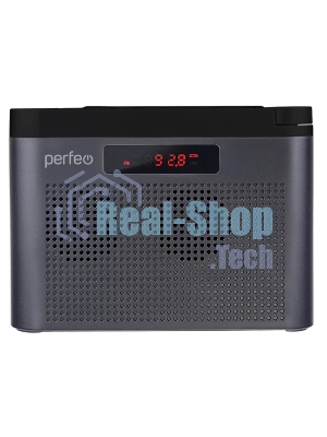 Радиоприемник цифровой PERFEO ТАЙГА FM+ 66-108МГц/ MP3/ встроенный аккум,USB/ серый (I70GR) PF_C4941