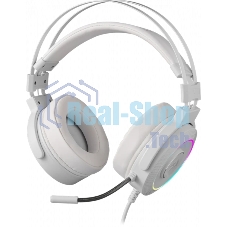 Гарнитура Redragon Lamia 2 белый, проводная, USB, подсветка