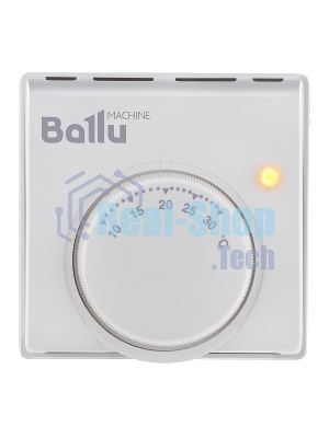 Комплект обогреватель инфракрасный Ballu BIH-GSW-0.8 + BMT-1 белый, 800 Вт, 16 м2, термостат