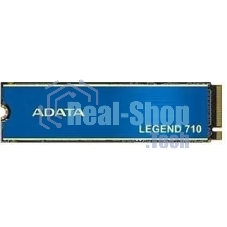 Накопитель SSD ADATA LEGEND 710, 2Tb, PCIe 3.0 x4, M.2 2280, NVMe, R/W 2400/1800, с радиатором