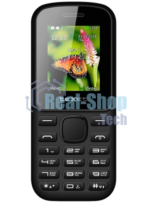 Мобильный телефон teXet TM-130 черный-красный