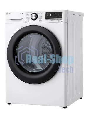 Сушильная машина LG DC90V3V6W белый, 9 кг, сушка - тепловой насос, программ - 14, 60 x 85 x 66 см