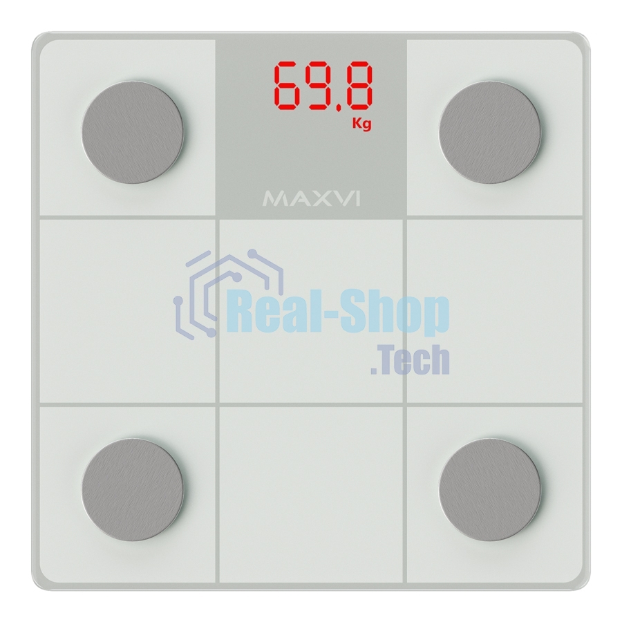Весы напольные Maxvi BS101 белый