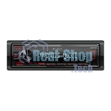 Автомагнитола Kenwood KMM-105, 1 DIN, USB Type-A, AUX, съёмная панель
