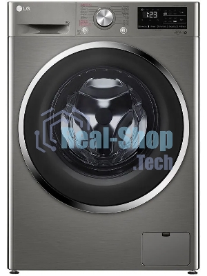 Стиральная машина LG F4R6VYGCP серебристый, загрузка фронтальная 8 кг, 1400 об/мин, класс A