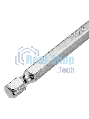 Бита Gross PH2х90мм, сталь S2, шестигр., 10 шт.