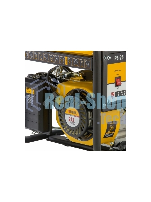 Электрогенератор бензиновый Denzel PS 25, 2.5 кВт, 85 дБ, 37 кг