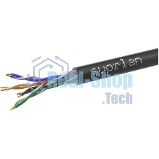 Кабель информационный Suprlan Premium 01-1012-2, cat.5e FTP 4 пары X24AWG PVC внутренний, 305м, серый