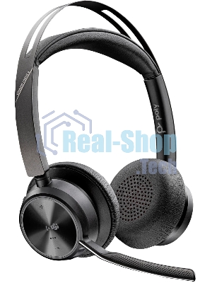 Гарнитура Plantronics Voyager Focus 2 Microsoft Teams Certified чёрный, беспроводная, Bluetooth, до 19 ч