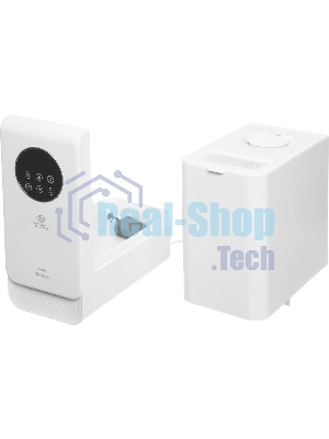Увлажнитель воздуха Royal Clima VOLPE RUH-VP270/6.5E-WT белый, 30 м², 6.5 л, ультразвуковой, производительность 270 мл/ч, гигростат, ароматизация, управление по Wi-Fi (SmartLife), пульт ДУ