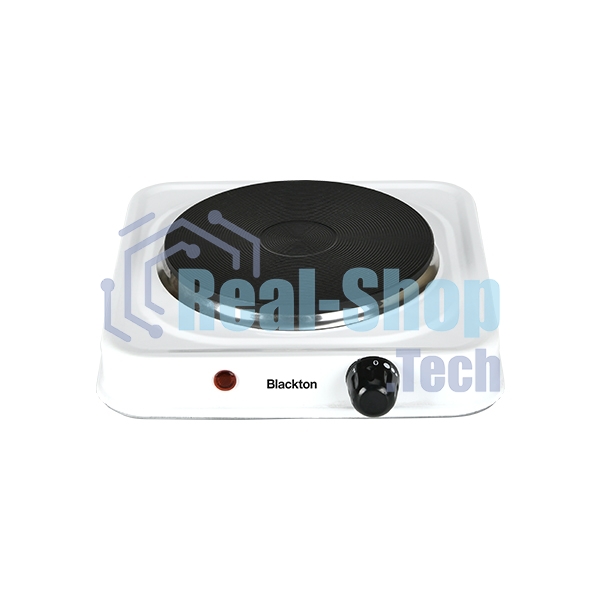 Плита настольная электрическая BLACKTON Bt HP116CI белый, 1 кВт, ТЭН, конфорки - 1, эмаль, поворотные переключатели