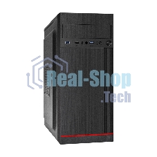 Компьютерный корпус Miditower ExeGate AA-442U2-AA400 (ATX, AA400 8 см, 1хUSB+2хUSB 3.0, аудио, черный)