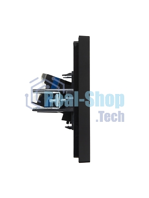 Розетка компьютерная  RJ45 кат.6 IEK FORTE&PIANO FP131 черный