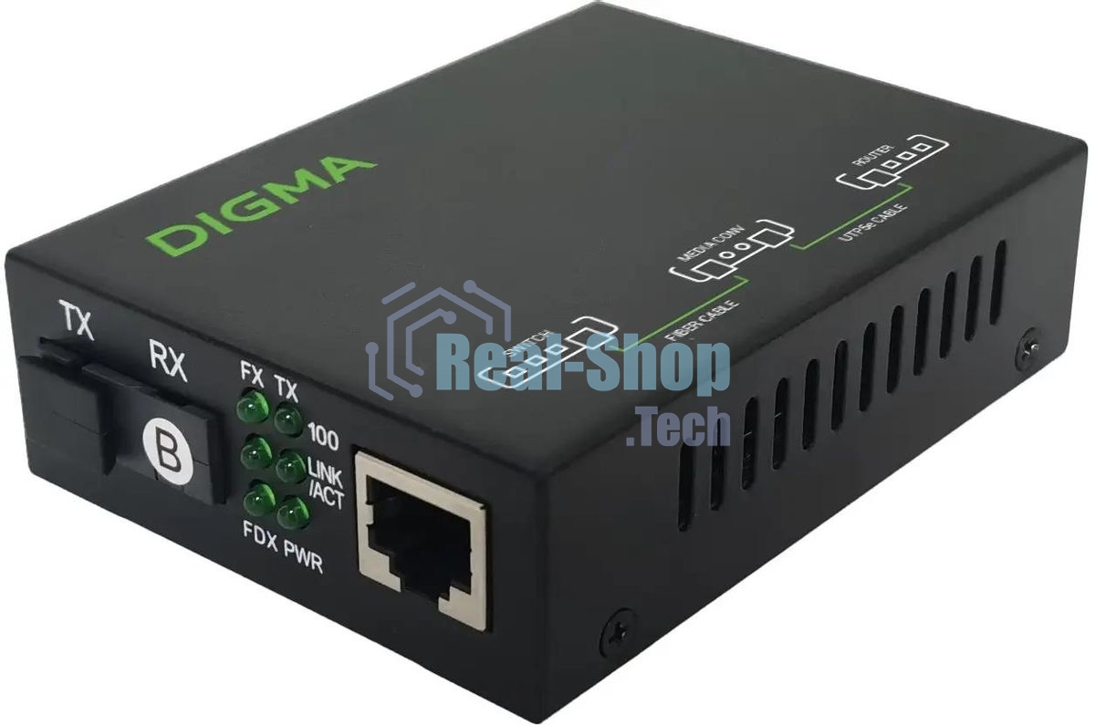Медиаконвертер Digma DMC-1F53-20B