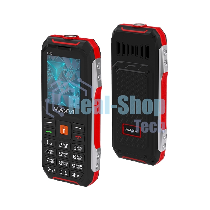 Мобильный телефон Maxvi T100 красный