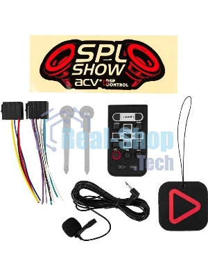Автомагнитола ACV ADX-211BM, 2 DIN, Bluetooth, USB Type-A, AUX, пульт ДУ