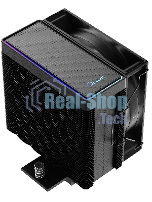 Кулер для процессора Ocypus Gaммa A40 BK ARGb черный 100мм алюминий+медь 2400rpm 29.5db 4-pin 200W 133мм