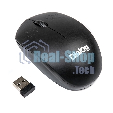 Мышь беспроводная Dialog Comfort MROC-13U черный, 1200 dpi, радиоканал, USB, кнопки - 3