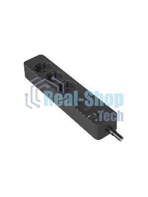 Удлинитель с USB зарядкой HARPER UCH-315 черный