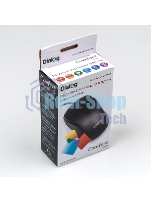 Мышь проводная Dialog Comfort MOС-15U черный, 1200 dpi, USB, кнопки - 3