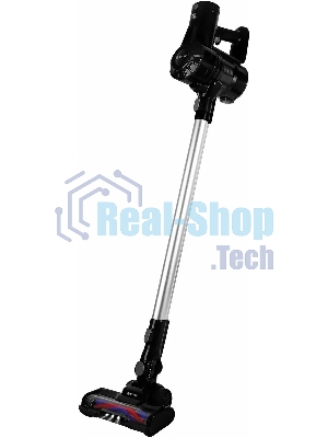Пылесос вертикальный Vitek Starlight VT-8143 черный/серебристый, питание от аккумулятора, 35 Вт, уборка сухая, пылесборник 0.6 л, работа от АКБ max 30 мин