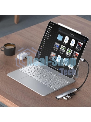 Док-станция Satechi ST-P6SS, USB Type-C, USB Type-C/HDMI/2xUSB Type-A/SD/microSD, USB Type-C