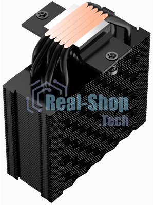 Устройство охлаждения (кулер) PcCooler RZ500 Soc-AM5/AM4/1200/1700/1851 черный 4-pin 32dB Al+Cu 250W Ret (RZ500-BKNWNX-GL)