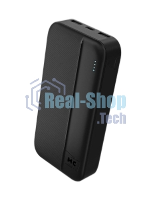 Портативный аккумулятор MORE CHOICE (4620202552914) PB25-20 20000mAh 2USB+Type-C+1micro USB 2.0A, черный