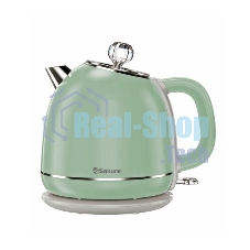 Чайник электрический Sakura SA-2187GR 1.7 л, зеленый/серый