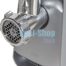 Мясорубка электрическая JVC JK-MG124 белый, 2000 Вт, 2.0 кг/мин, реверс, защита от перегрузки, насадки - 4