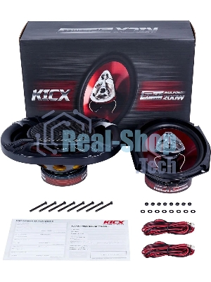 Колонки автомобильные Kicx SP 693 200Вт 92дБ 4Ом 16x23см (6x9дюйм) (ком.:2кол.) коаксиальные трехполосные