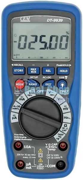 Мультиметр цифровой CEM DT-9939 CEM 481103 Профессиональный