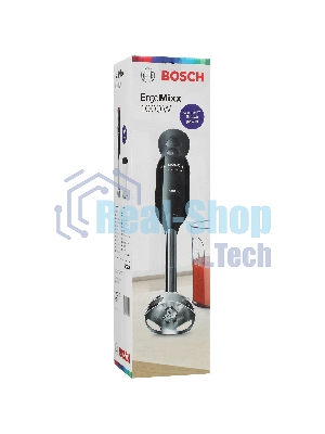 Блендер погружной Bosch MS6CB6110 черный, 1000 Вт, плавная регулировка, турбо