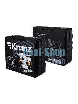 Перфоратор Kranz KR-PT-120, SDS-plus, 20 В, 2,2 Дж, от аккумулятора