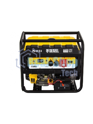 Электрогенератор бензиновый Denzel PS 80 E-3, 6.5 кВт, 85 дБ, 87 кг